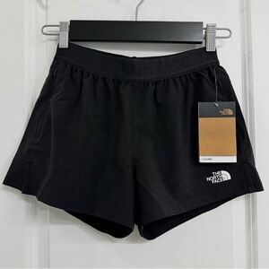 North Face Women’s Wander Shorts Black XS 3” Inseam Water Repellent With Pocket